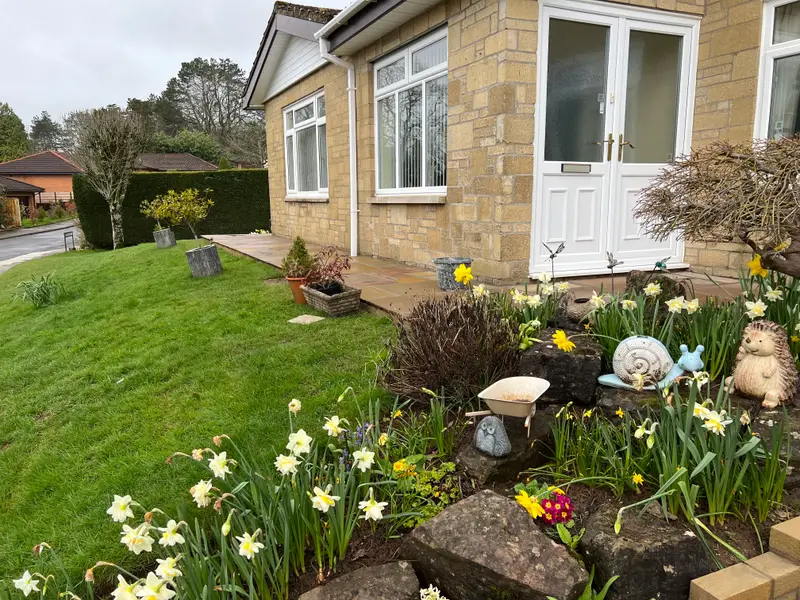 Landscaped front garden